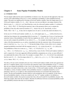 Chapter 4 Some Popular Probability Models