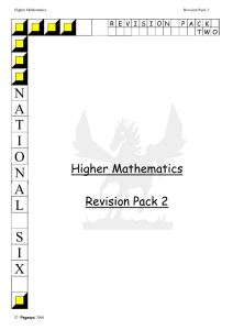 Higher Revision Pack 2