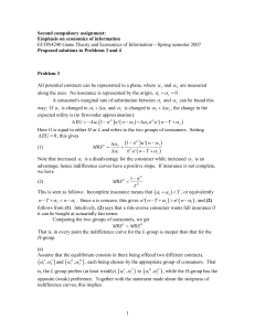 Suggested solutions to problems 3 and 4