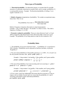 Probability Fundamentals