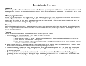 Expectations for Depression - Improving Chronic Illness Care