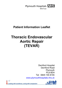 Thoracic Endovascular Aortic Repair (TEVAR)