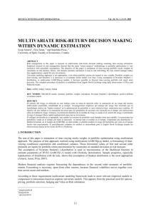 Multivariate Risk-Return Decision Making within Dynamic Estimation