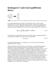 Kolmogorov`s universal equilibrium theory