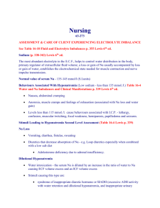 Fluid&electroloytes