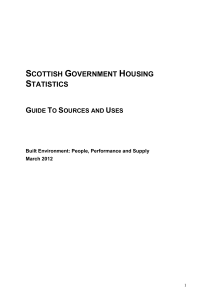 Quality of Housing statistics for Scotland: