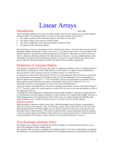 Linear Arrays