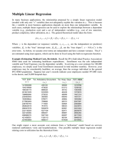 Regression Diagnostics