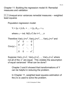 Chapter 10: Building the regression model I|I