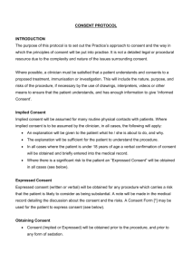 Consent Protocols