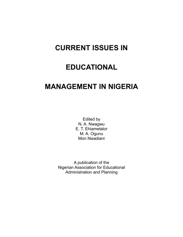 current issues in educational evaluation