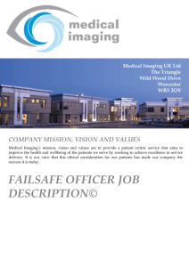 Failsafe Officer Job description