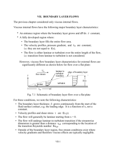 Boundary Layer Review Notes