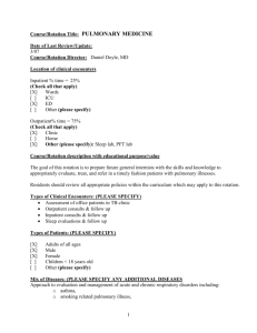 Course/Rotation Title: - Berkshire Health Systems