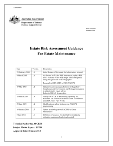 Estate Risk Assessment Guidance