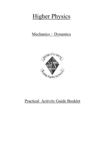 activity dyn 1 - Meldrum Academy