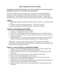 Review Outline for Exam 1 - the Department of Psychology at Illinois