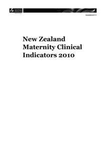 New Zealand Maternity Clinical Indicators 2010