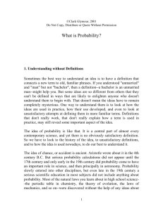 Interpretations of probability