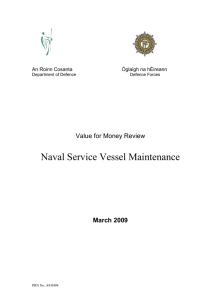 2. Naval Service Vessel Maintenance Objectives