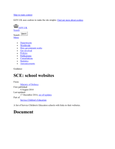 SCE: school websites - Publications