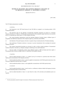 SM.1268-1 - Method of measuring the maximum frequency deviation