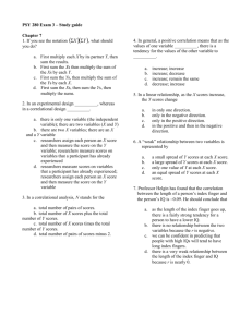 PSY 280: Review sheet