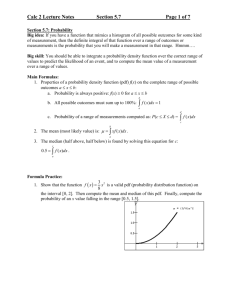 Lecture Notes for Section 5.7 - Madison Area Technical College