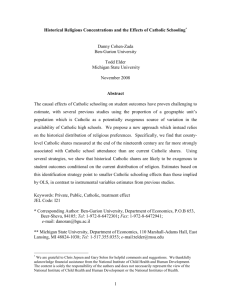 Cohen-Zada - Historical Religious Concentrations