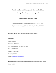 Validity and Power in Hemodynamic Response Modeling: