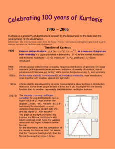 Celebrating 100 years of Kurtosis - Faculty