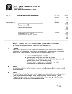 Blank Policy Form - Society of Trauma Nurses