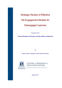Strategic Review of Effective Re
