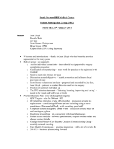 Patient Participation Group Meeting Notes February 2014 ()