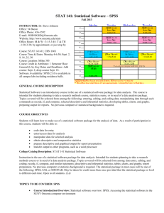 Statistics 141