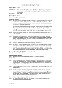 MINUTES COUNCIL MEETING (27TH FEBRUARY 2012)