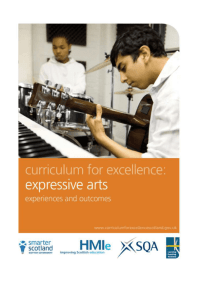 Expressive arts: Experiences and outcomes