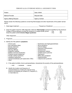 fibromyalgia syndrome medical assessment form