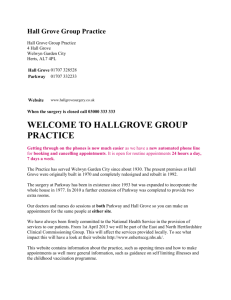 Hall Grove Group Practice - Goring & Woodcote Medical Practice