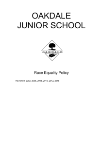 Race equality policy OJS 2015
