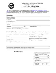 Reporting Form  - Connecticut Ornithological Association