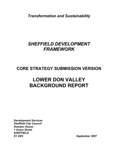 Lower Don Valley - Sheffield City Council