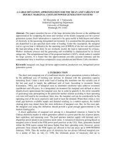 iii. distribution of marginal cost