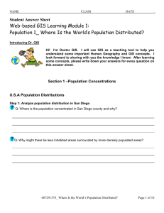 Population Module 1 Answer Sheet