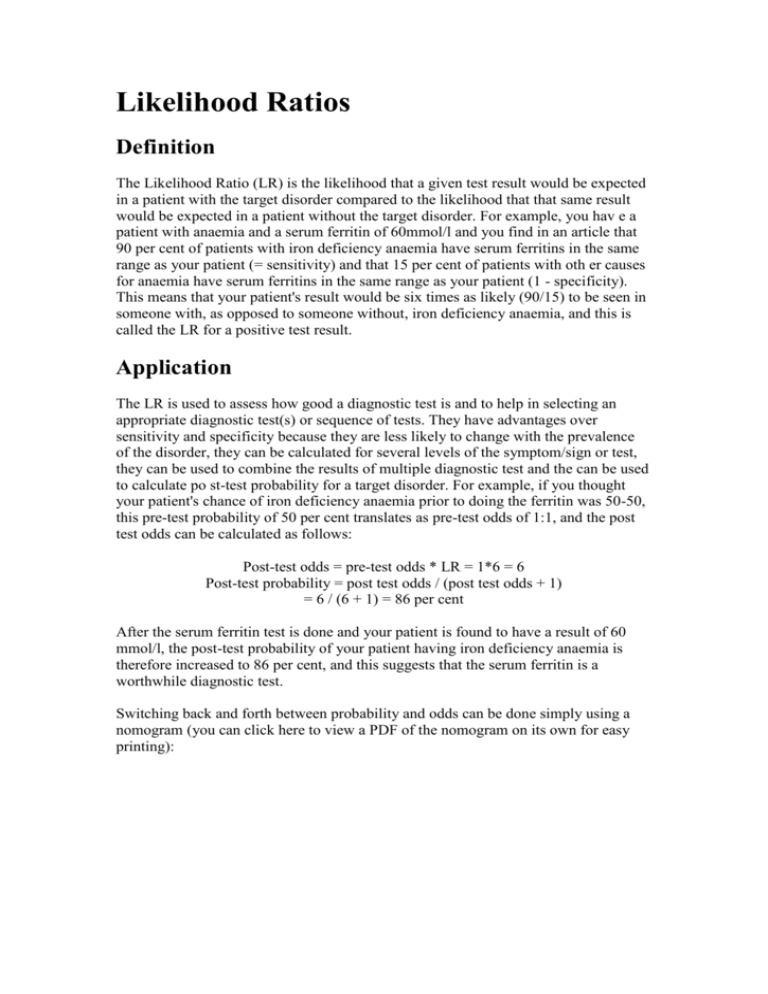 likelihood-ratios