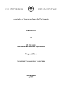 What are the Functions and Needs of Parliamentary Committees