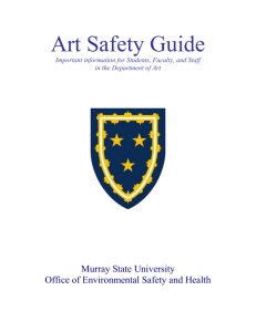 Art Safety Guide - Murray State University