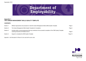 the career management skills quality template