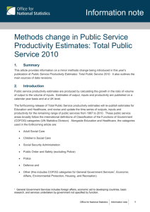 Total Public Service 2010 - Office for National Statistics