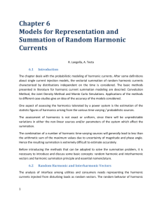 Models for Representation and Summation of Random Harmonic